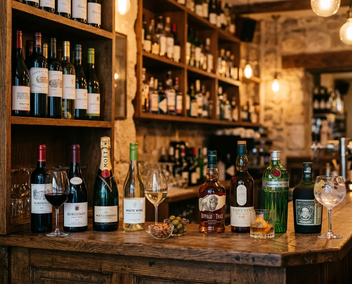 Edle Weine und Spirituosen